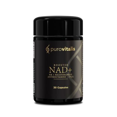 Purovitalis - Potenciador de NAD+ 30 cápsulas - NR 250 mg + PQQ y extracto de arándano