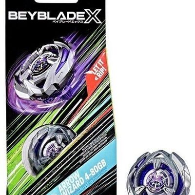 Coffret booster Hasbro Beyblade X Arrow Wizard 4-80 Go