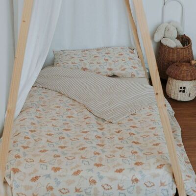 Dinosaur bedding set 100x140 cm