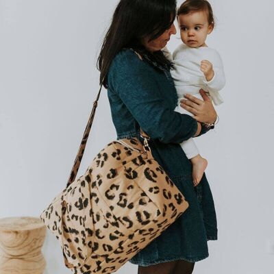 "The Giant" Leopard Diaper Bag