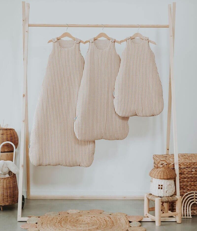 Gigoteuse été rayures caramel - 24-36 mois (110cm)