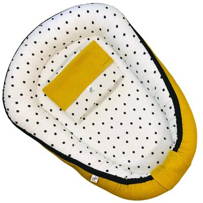 Borchie irregolari Babynest ocra