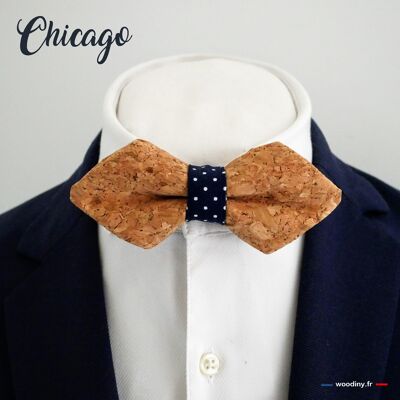 Chicago Cork Bow Tie - Point Shape