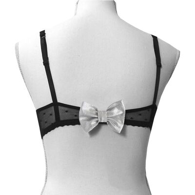 Festive bra staple cover SILVER