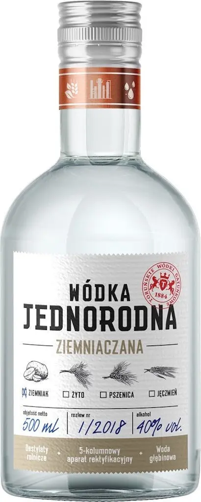 Buy wholesale Polish vodka made from single-grain potatoes 