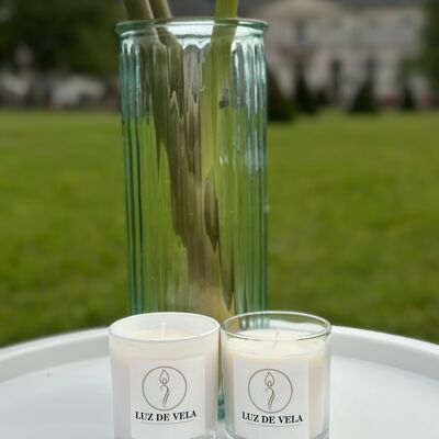 LUZ DE VELA - Vela natural elaborada con cera de colza