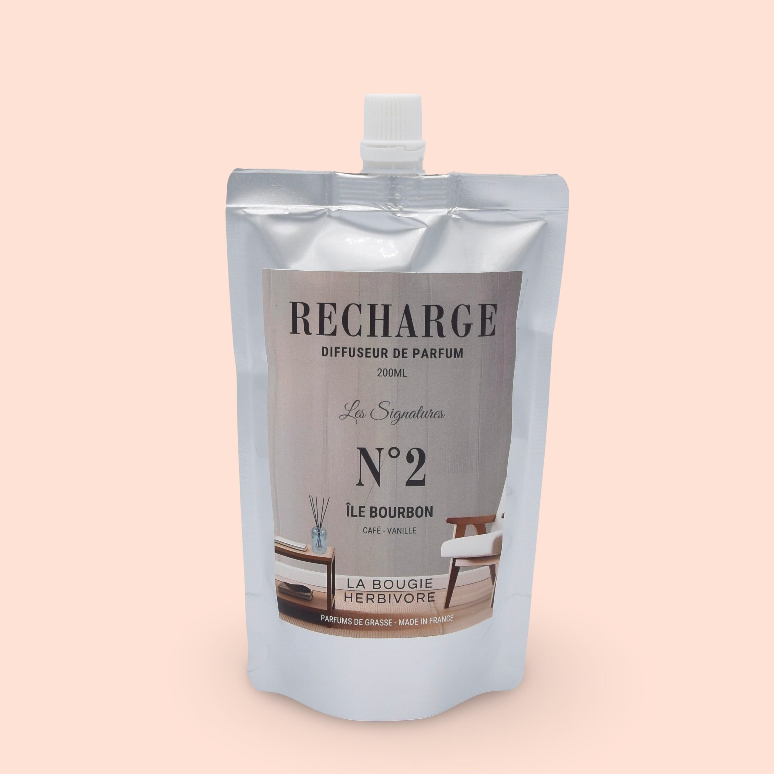 Reed Diffuser Refill No.2 ILE BOURBON - 200ml - Les Signatures Collection