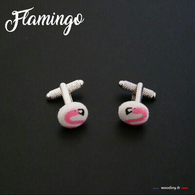Flamingo cufflinks