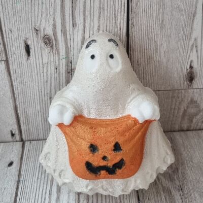 Bomba de baño fantasma de Halloween con truco o trato