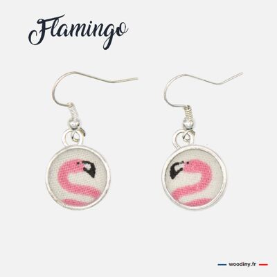 Boucles d'oreilles Flamingo
