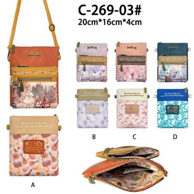 Women's Crossbody Bag with Sweet Candy Doll Design