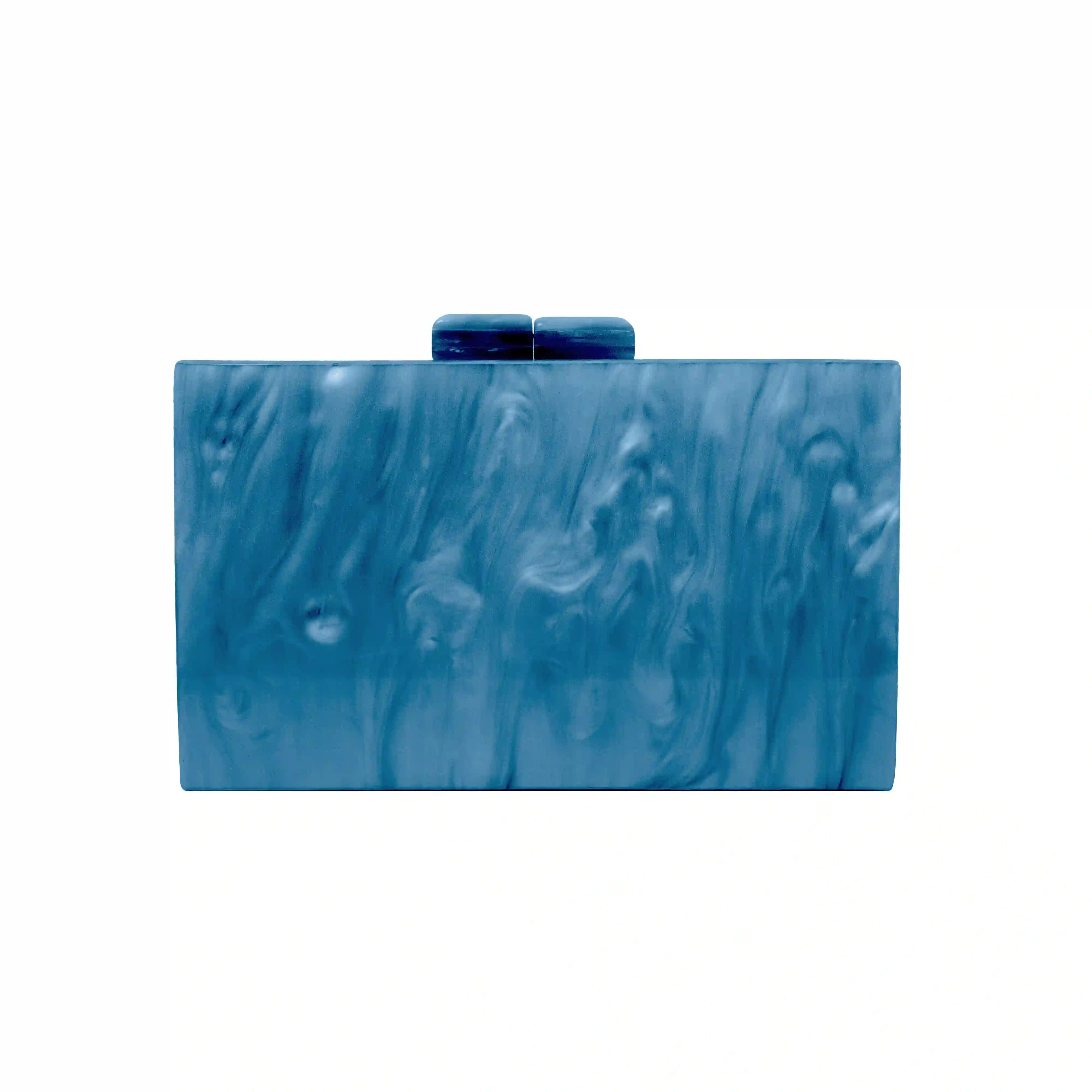 Pochette in acquamarina