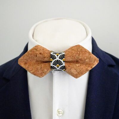 Appolo cork bow tie - pointed shape