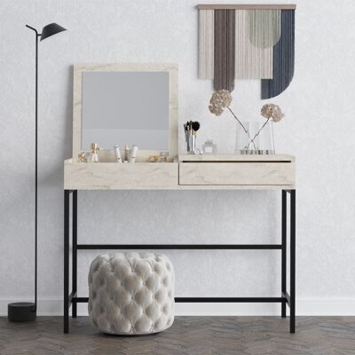 Coiffeuse Decormet Linda en travertin
