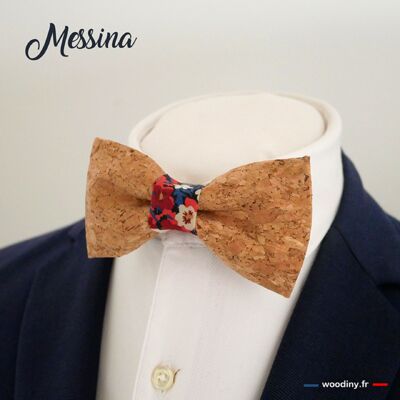Messina cork bow tie