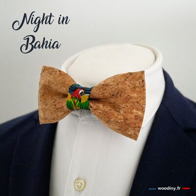 Night in Bahia cork bow tie