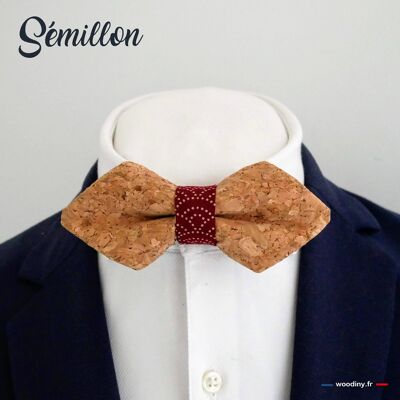 Semillon cork bow tie - pointed shape