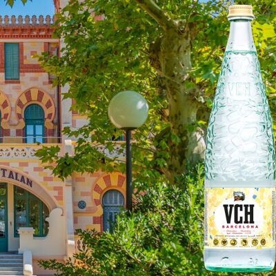 VCH BARCELONA Naturally sparkling mineral water 100 cl disposable glass