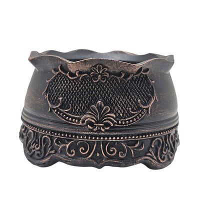 Antique copper base for 100mm DIY snow globe