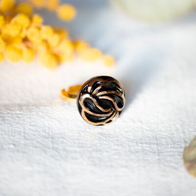 Petite bague Andrée dorée