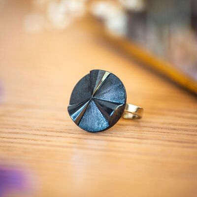 Bague Angèle bleue