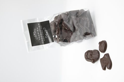 Sachet de Fritures de Noël Noir 70% de cacao 150G