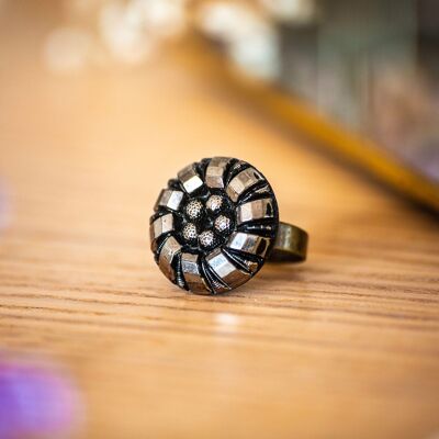 Bague Thérèse argentée
