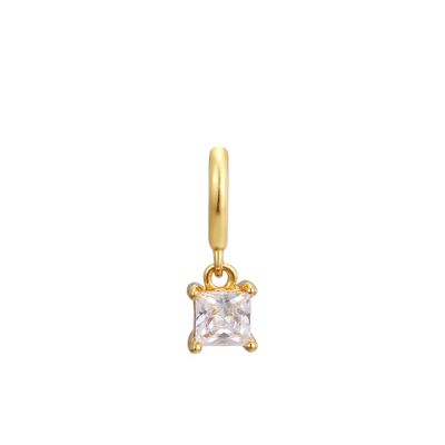 Collana con ciondolo con pietra portafortuna di aprile