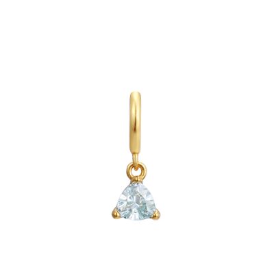 September Birthstone Necklace Charm