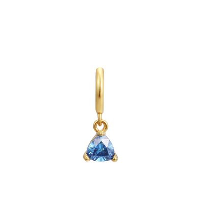 December Birthstone Necklace Charm