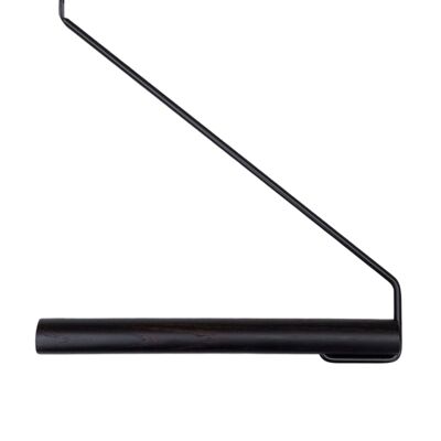 Perchero Add More - roble negro / negro