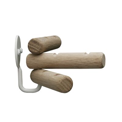 3Hooks flexible hook - oak/white