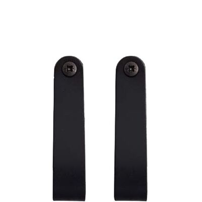HangOn leather straps/hooks - black leather