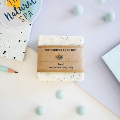 Jabón Frost Soap Bar - Menta y ylang ylang - 3 estilos diferentes