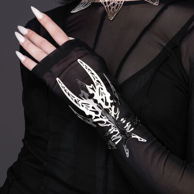 Bold Neo Gothic Cuff Bracelet ECLIPTICA