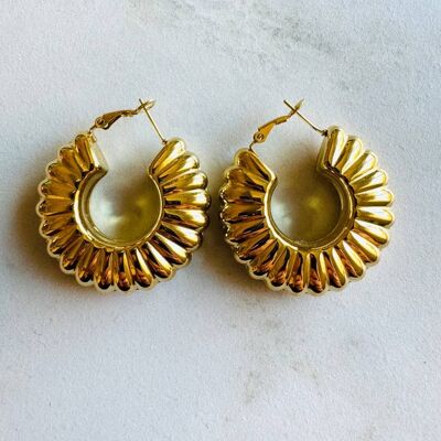 Praia Waterproof Hoop Earrings