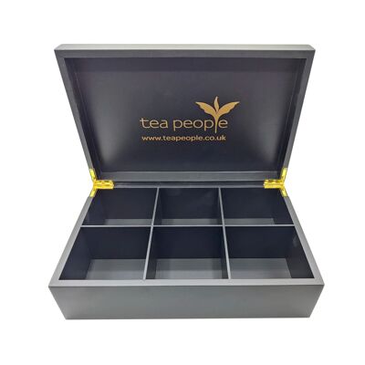 Luxury Wooden Tea Chest with 60 Tea Envelopes