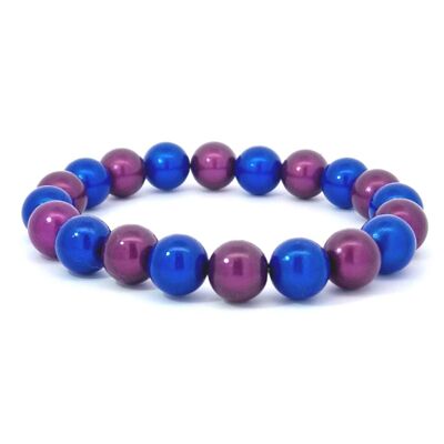 Bracelet Wonder prune nuit 10 mm