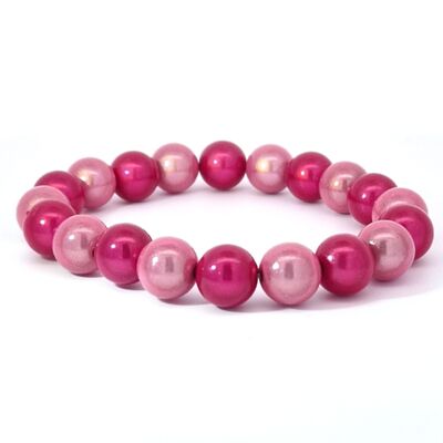 Bracciale Wonder rose - fucsia 10mm