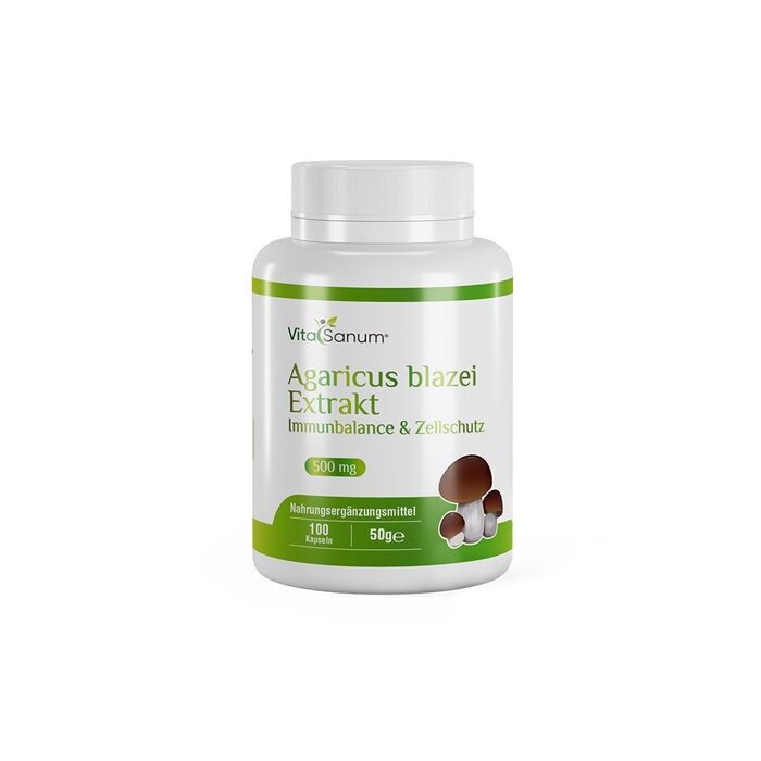 Estratto di Agaricus blazei VitaSanum® 500 mg – equilibrio immunitario e protezione cellulare
