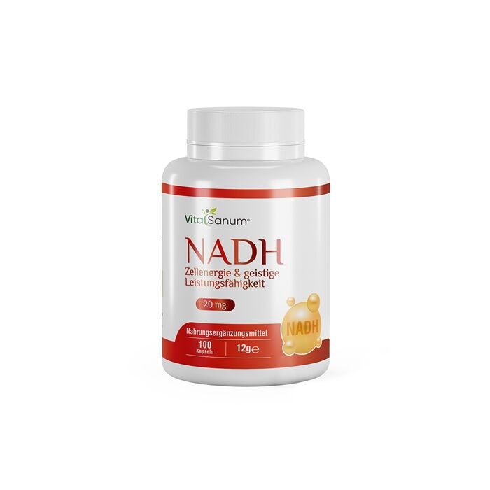 VitaSanum® NADH 20 mg – Energia cellulare e prestazioni mentali