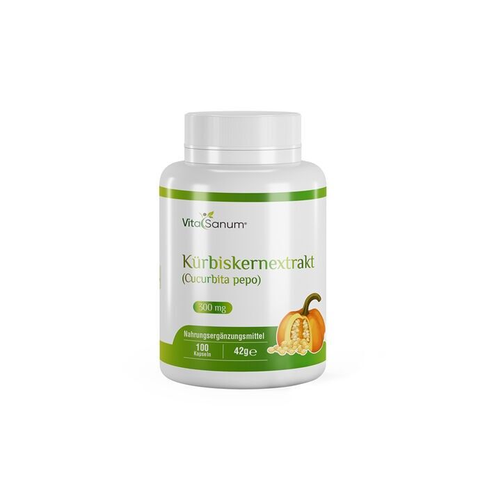 VitaSanum®- Estratto di semi di zucca (Cucurbita pepo) 300 mg 100 capsule