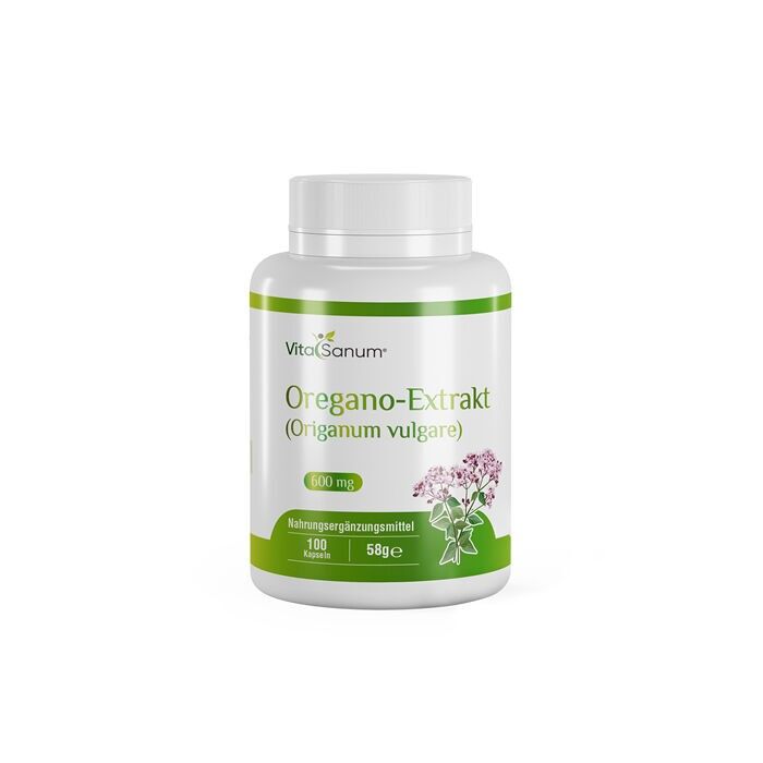 VitaSanum® Oregano Extract (Origanum vulgare) 600 mg 100 Capsules