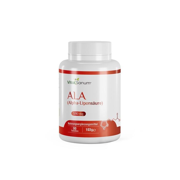 VitaSanum®-ALA (acido alfa lipoico) 590 mg 90 compresse