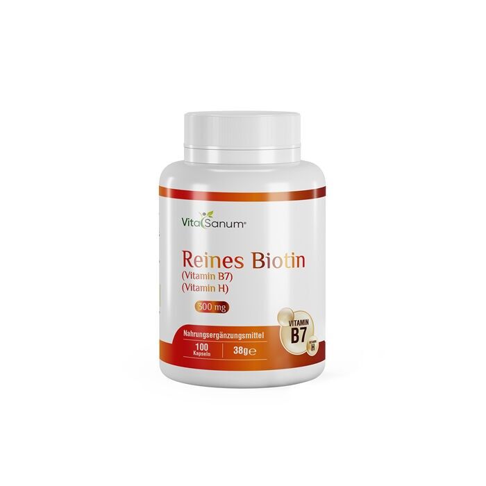 VitaSanum®- Biotina pura (vitamina B7) (vitamina H) 300 mg 100 capsule