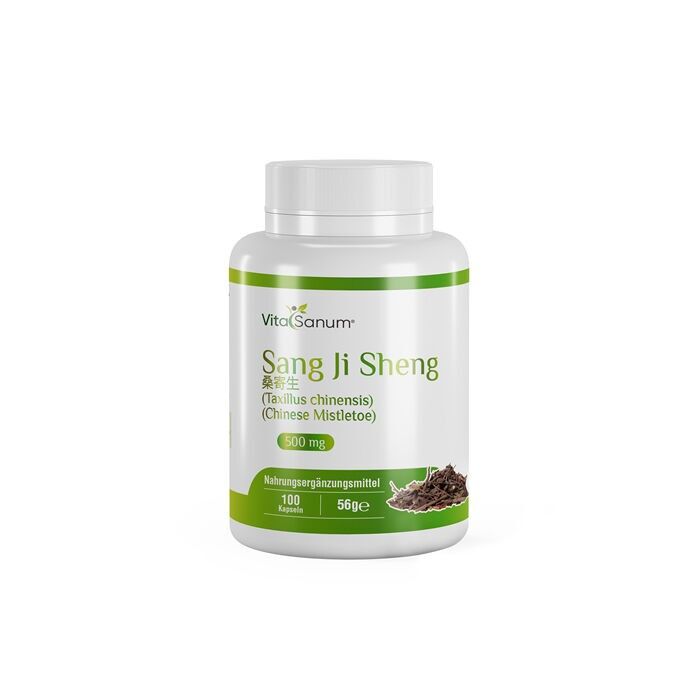 VitaSanum®- Sang Ji Sheng 桑寄生 (Taxillus chinensis) (Vischio cinese) 500 mg 100 capsule