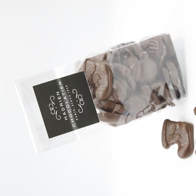 Sacchetto di Patatine Natalizie Latte 38% cacao 150G