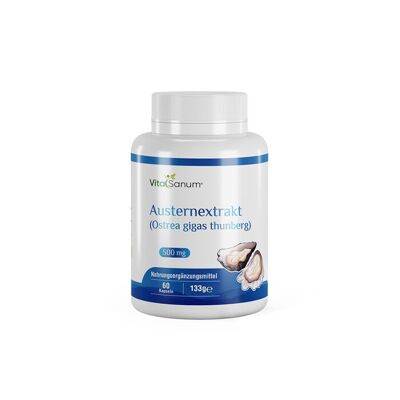 Estratto di ostrica VitaSanum® (Ostrea gigas thunberg) 500 mg 60 capsule