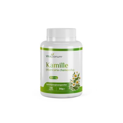 VitaSanum® - Camomille (Matricaria chamomilla) 800 mg 100 gélules