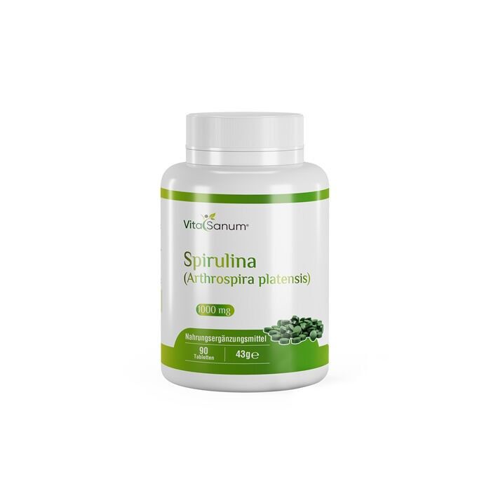 VitaSanum® - Spirulina (Arthrospira platensis) 1000 mg 90 tablets